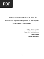 La Convención Constitucional de Chile: Una Corporación Populista y Progresista en La Búsqueda de Un Cambio Constitucional