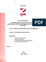 Tecnicas e Instrumentos para La Investigación