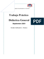 Trabajo Práctico Didáctica General: Septiembre 2021