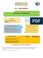 Lectura El Proceso de Hominizacion, El Paleolitico y Neolitico