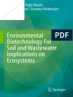 Environmental Biotechnology For Soil and Wastewater Implications On Ecosystems