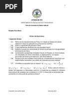 Ficha de Exercicios I - Cinematica