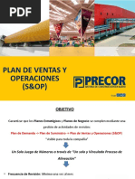 Plan de Ventas Y Operaciones (S&OP)