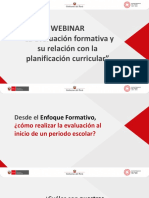 WEBINAR 14.04 - La Evaluación Formativa y Su Relación Con La Planificación Curricular