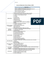 Lista de Materiales 6°básicos 2023