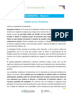 Geografía Nivel A - Política de Los Territorios