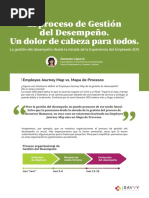 Employee Journey Map vs. Mapa de Procesos: La Gestión Del Desempeño Desde La Mirada de La Experiencia Del Empleado (EX)