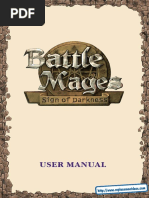 Battle Mages - Sign of Darkness - Manual - PC