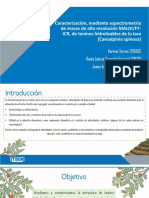 Caracterización, Mediante Espectrometría de Masas de Alta