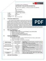 "Vengo Feliz A Mi Jardin Y Conozco Nuevos Amigos": Plan de Adaptación Y Evaluaciòn Diagnóstica