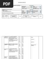 Programa Analitico 2DO GRADO MATEMÁTICAS