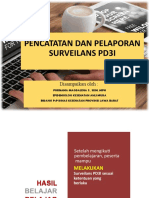 Pencatatan Dan Pelaporan Surveilans Pd3I: Disampaikan Oleh