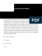 Concepto y Alcance de La Economía Política Internacional