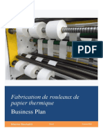 Businessplan - Papier Thermique