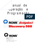 Manual de Operação e Programação: Indústrias Romi S/A Matriz