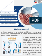 Plan Casero: Higiene Postural