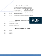 Direccionamiento Ip y Subredes Ejercicios