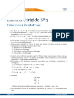 Estudio Dirigido N°3: Funciones Veritativas