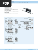 Incremental, digital interface, resolution 1 μm, scaling factor 1250