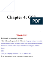 Chapter 4: CSS