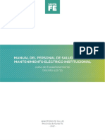 Manual Del Personal de Salud Del Área Mantenimiento Eléctrico Institucional OK