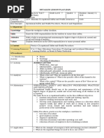 K S A V: Detailed Lesson Plan (DLP)