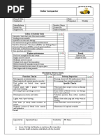 3.roller Compactor Checklist