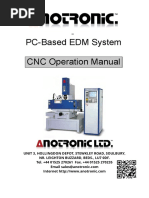 CNC Operation Edm ELEKTORDAManual