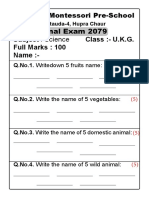 Final Question UKG Science 2079