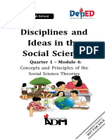 DISS - Mod4 - Concepts and Principles of The Social Science Theories 1