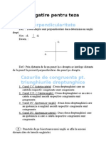 Geometrie - Pregatire Pentru Teza