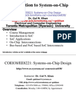 Introduction To: System-on-Chip