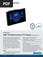 Datasheet OMC 140 Multifunctional TFT Display V20192011