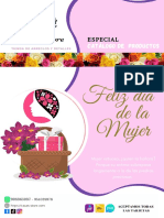 Feliz Día de La Mujer: CATÁLOGO de Productos