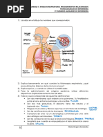 Unidad 7: Aparato Respiratorio. Procedimientos Relacionados Técnicas Básicas de Enfermería 1º Cuidados Auxiliares de Enfermería