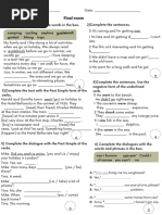 Tests-2nd Year