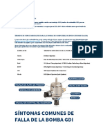 Síntomas Comunes de Falla de La Bomba Gdi: Primer Inyector GDI Automotriz en 1996