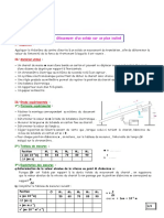 Glissement Dun Solide Sur Un Plan Incliné 3info 1