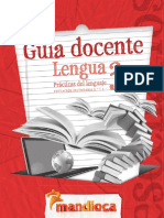 Lengua y Literatura 3 Escenarios Guia Docente