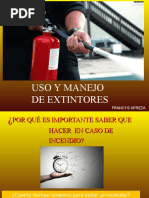 Uso y Manejo de Extintores