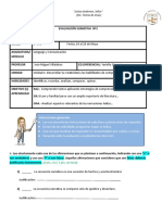 Evaluación Sumativa 6° Básico