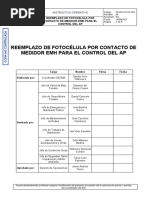 TS-DCT-IO-ET-002 (00) Reemplazo de Fotocélula Por Contacto de Medidor EMH