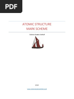 Atomic Structure Mark Scheme: Science Exams Sorted