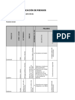 Matriz de Identificación de Riesgos: METODOLOGÍA GUÍA GTC 45 (2012-06-20)