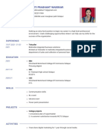 Aditi Wadekar CV