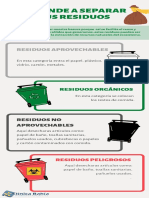 Infografía Reciclado Fácil Ilustrativa Multicolor 