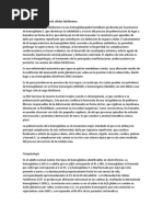 Generalidades Anemia de Células Falciformes