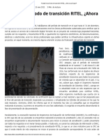 Finalizó El Período de Transición RITEL, ¿Ahora Qué Sigue?: Hugo A. Santos A., RCDD 13 Ene 2021 3 Min. de Lectura