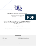 Lab Handout - 10 Phase Shift Measurement Iof Series RLC