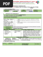 Sesiónde Aprendizaje 4°c-10-04-2023